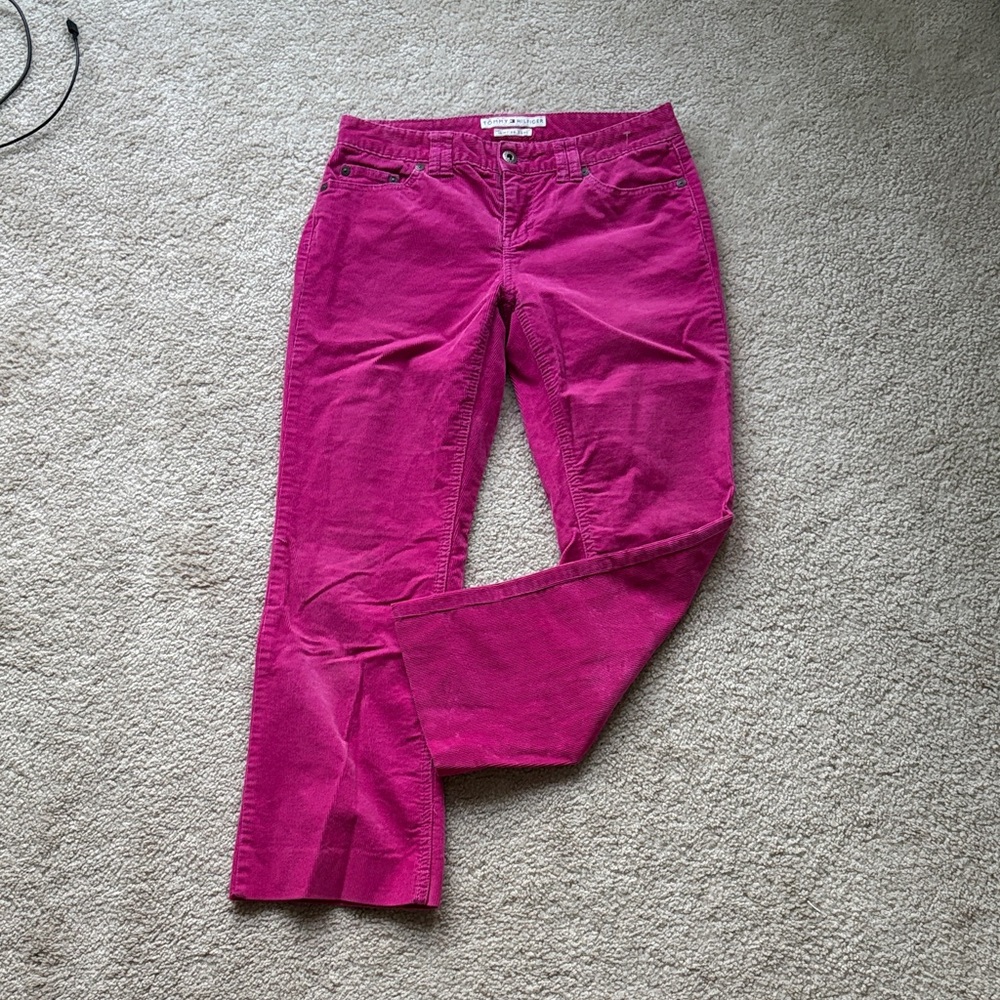 Tommy Hilfiger Pink Boot Cut Jeans